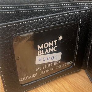 Montblanc Meisterstück Black Leather wallet